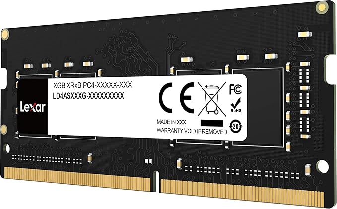 Lexar SODIMM DDR4 RAM 16GB 3200 MHz, 260-Pin SODIMM Laptop Memory